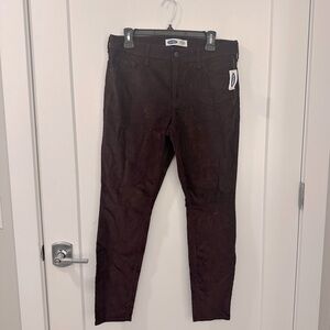 NWT Old Navy Corduroy Rockstar Super Skinny Mid Rise Pants